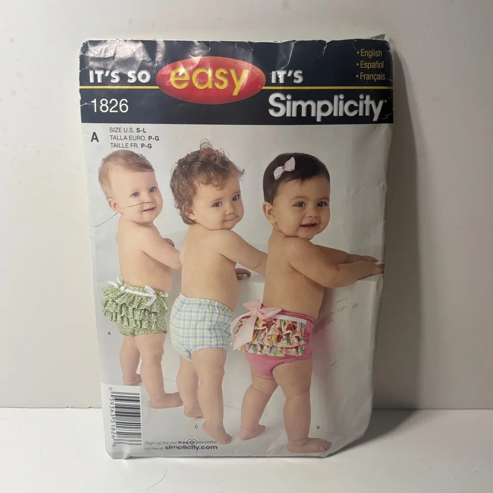 Simplicity Diaper Covers Patterns 1826